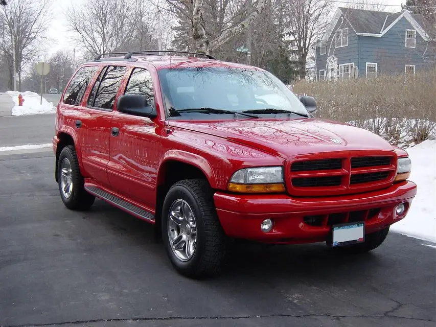 2003 Dodge Durango Red Color HEMI Hellcat