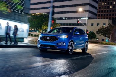 2021 Ford Edge Blue Color