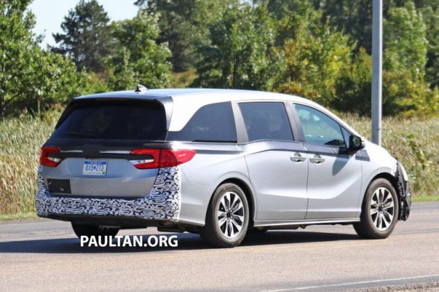2021 Honda Odyssey Changes - Spy Pictures by Paultan.org