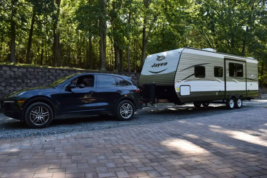 Porsche Cayenne is one of the best small suvs for towing