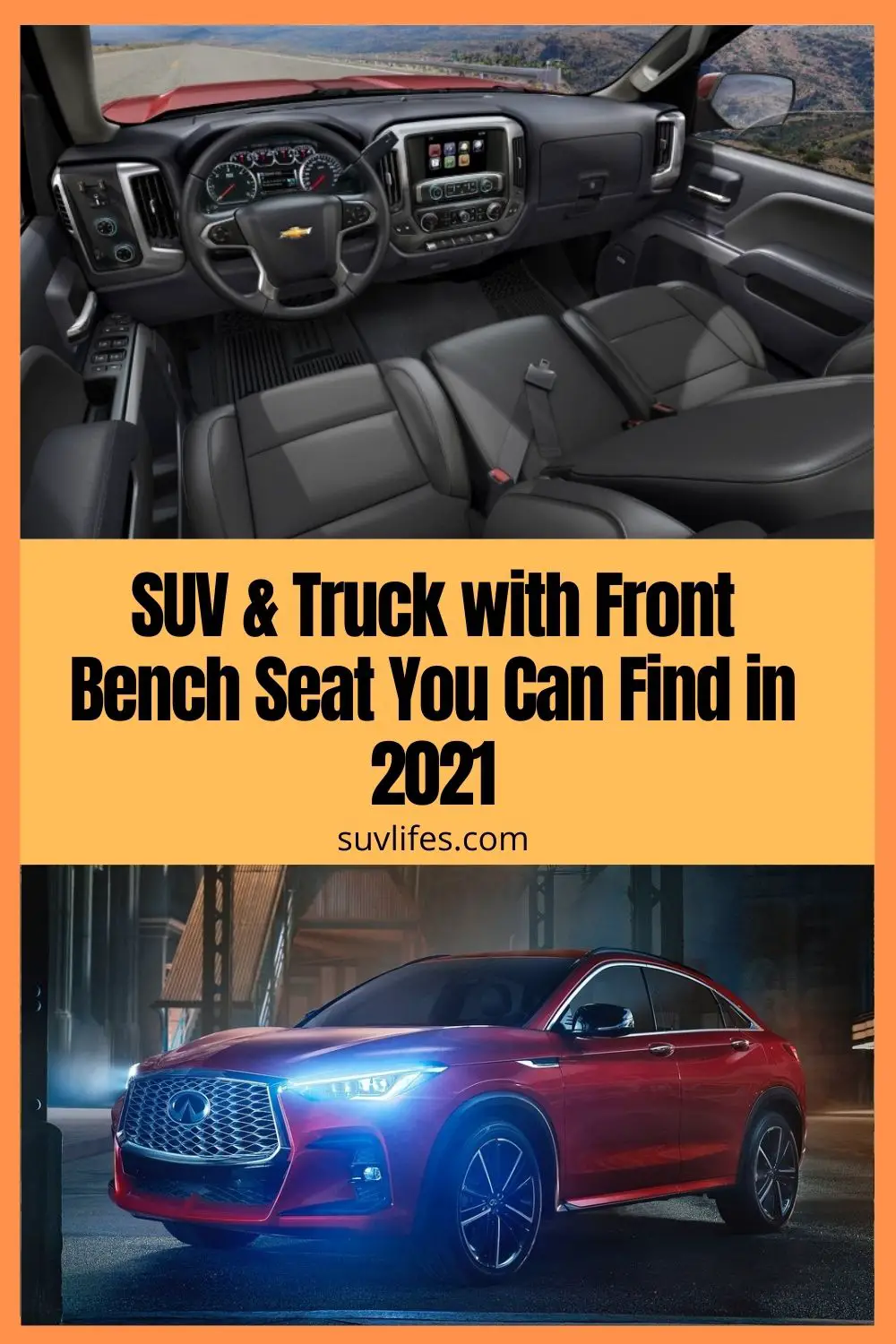 SUV With Front bench Seat You Can Find Today