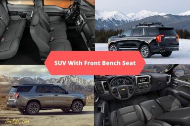 SUV with Front Bench Seat 2021
