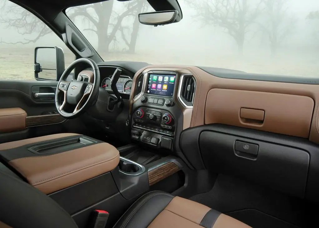 2022 Chevy Silverado ZRX Interior based on Traditional Silverado HD