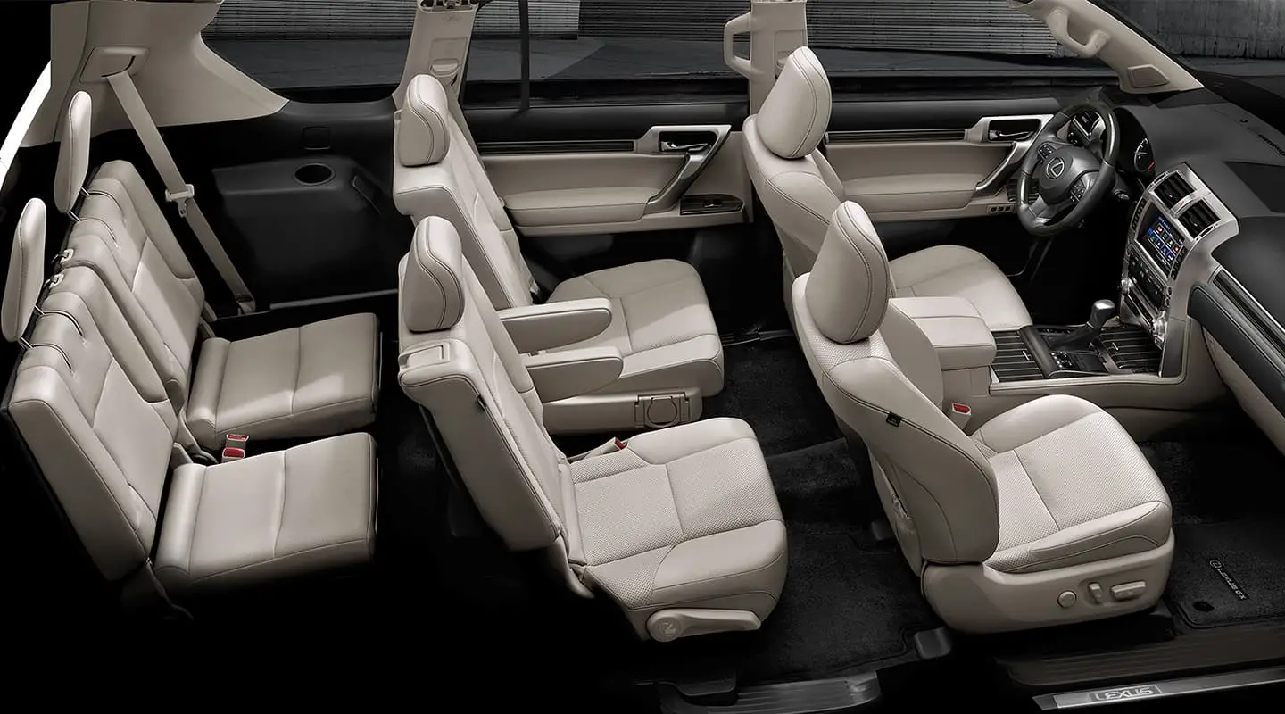 New Lexus GX SUV Seating Capacity for 6 or 7 passenger