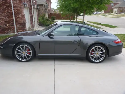 Silver Rims on Slate Grey Car pictures