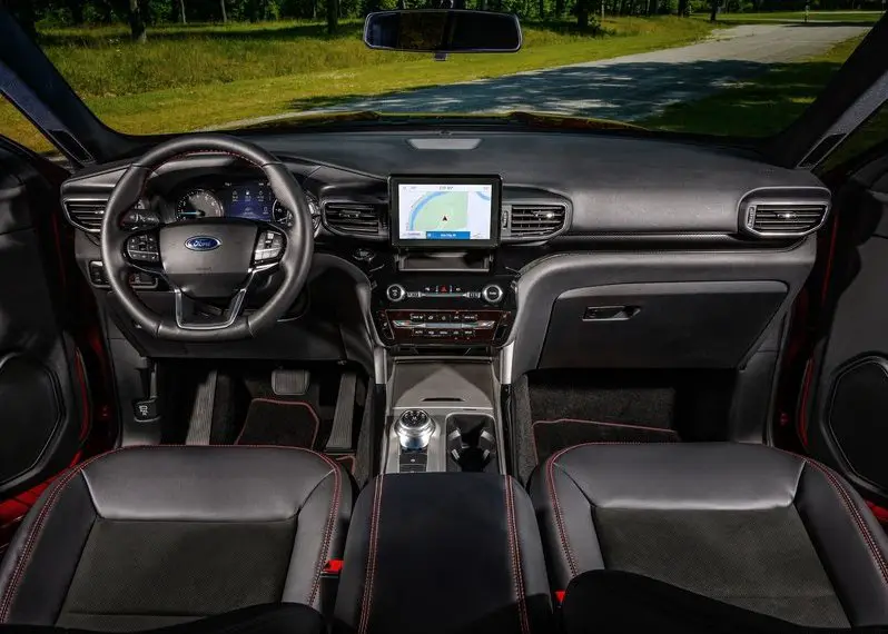 Interior Of The New Ford Explorer