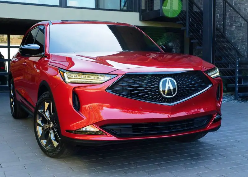 RED 2022 Acura MDX Pictures