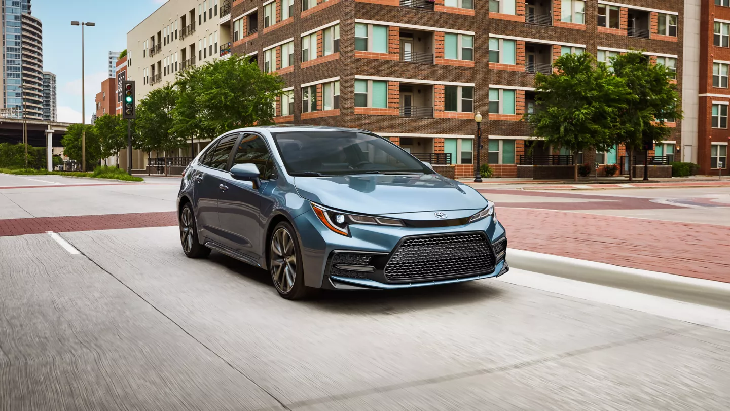 Toyota Corolla on Celestite Gray Color