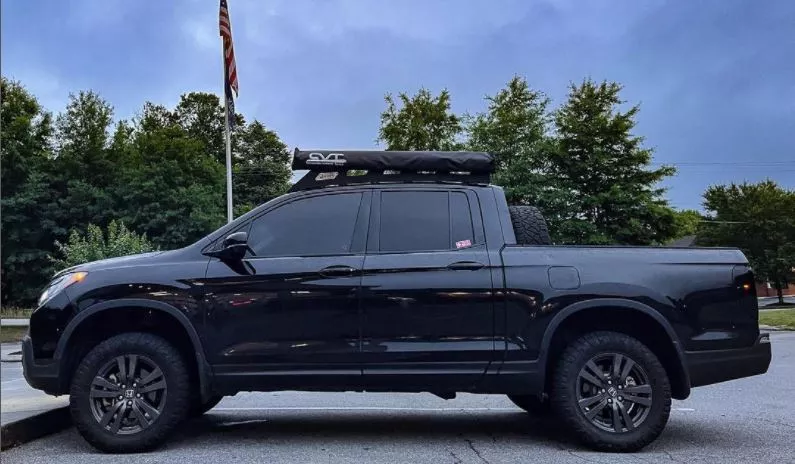 Modded Honda Ridgeline With Bigger Tyres and Lift Kit