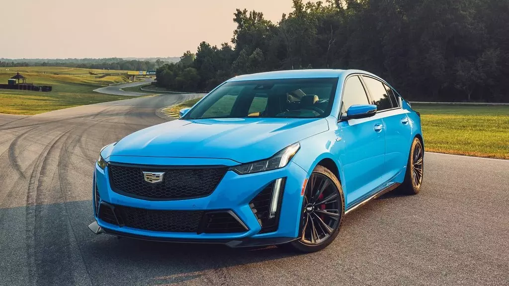 Cadillac CT5-V Blackwing in Electric Blue Paint Job