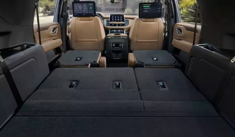 Chevrolet Suburban Folded Flat Seats