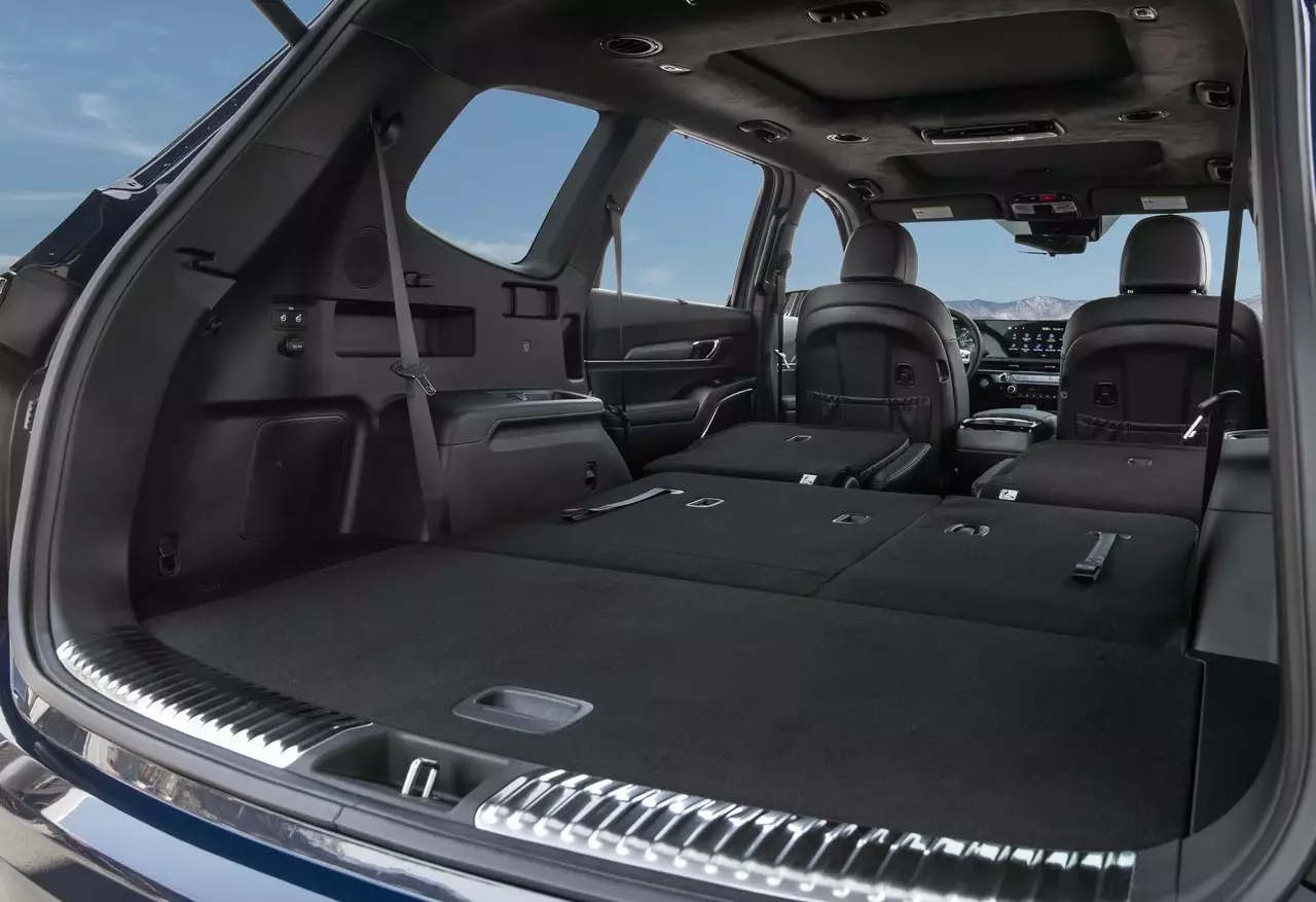 Kia Telluride Folded Flat Seats