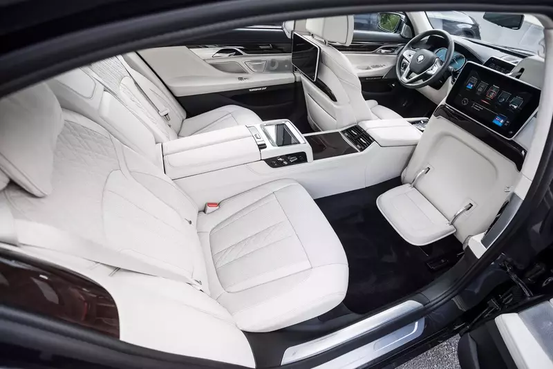 BMW 7 Series White Interior