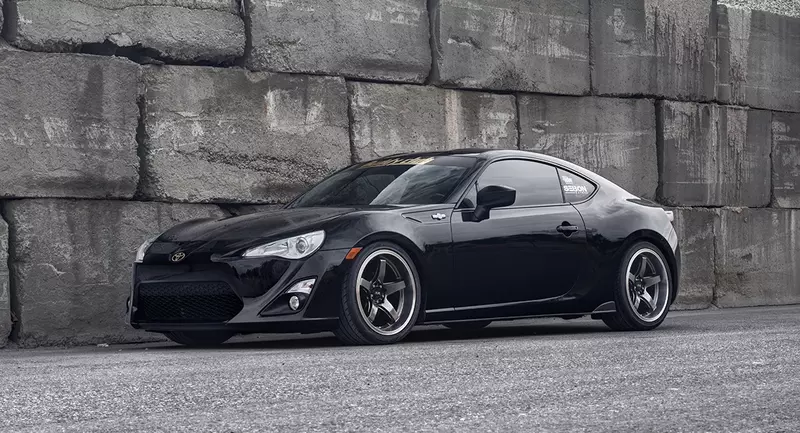 Black Toyota With XXR 555 Wheels