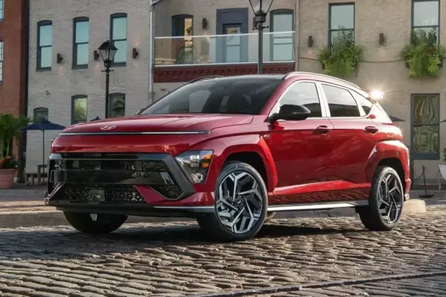 2024 Hyundai Kona in Red Paint