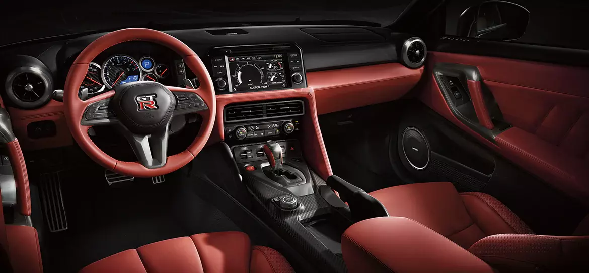 Nissan GT-R Red Interior