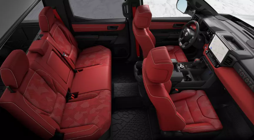 Toyota Tundra Red Interior