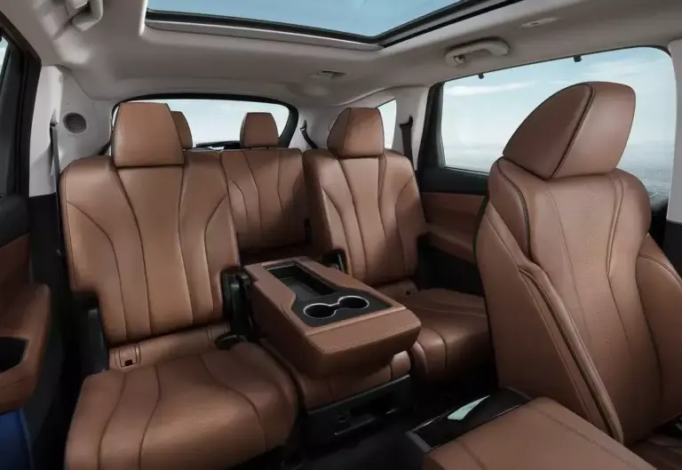 Acura MDX Leather Brown Interior With Captain Seat and Panoramic Sunroof