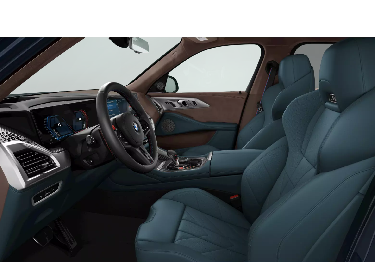 BMW XM Blue Interior