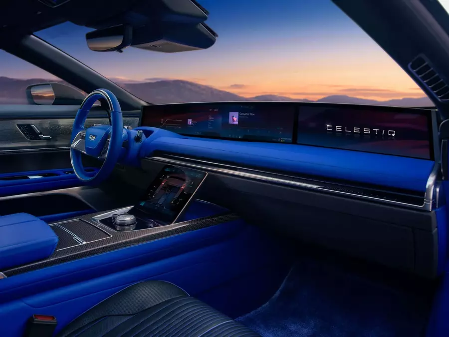 Cadillac Celestiq Blue Interior