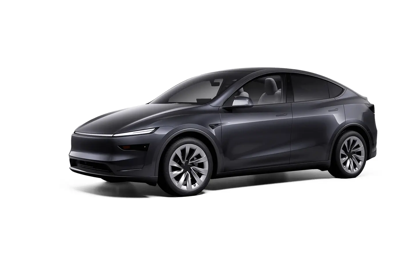 Tesla Model Y Shown in Stealth Grey Paint Color