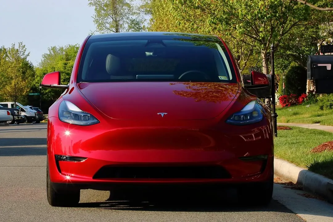 Tesla Model Y Ultra Red Color